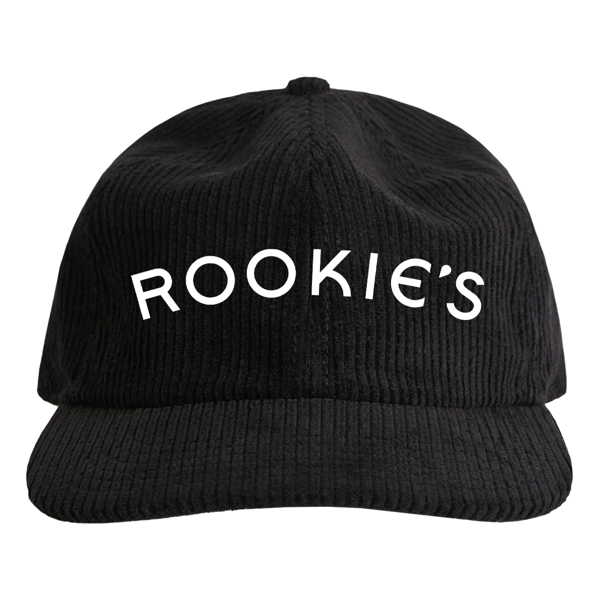 Black Corduroy Rookie's Embroidered Arch Logo Hat